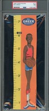 1969 Topps Rulers #13 HAL GREER  HOF 76ers  PSA 7 NM  Super TOUGH Card!