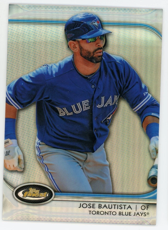2012 Topps Finest Jose Bautista Refractor #60 Blue Jays - Image 1 of 1