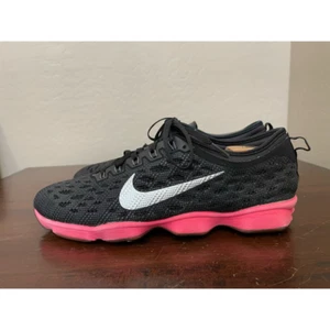Scarpe da allenamento Nike Zoom Fit Agility da donna nere 684984-001 stringate basse 11M - Foto 1 di 8