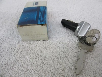 NOS 1984 Ford Tempo Mercury Topaz Glove Compartment Lock Set E43Z-5406081-A dp - Image 1 of 4