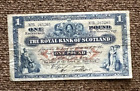 1927 The Royal Bank Of Scotland 1 Pound Banknote
