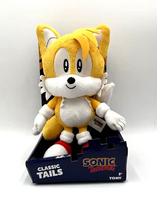Peluche Sonic The Hedgehog Classic Tails 12" Tomy Sega T22361 Deluxe Foto 1 de 4