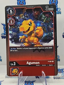 -Digimon Cards- Agumon Foil Digimon Promotion Cards P-001 - NM - Bild 1 von 2