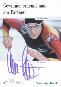 Autogrammkarte Anni Friesinger - Eisschnelllauf - Deutschland - Bild 1 von 1