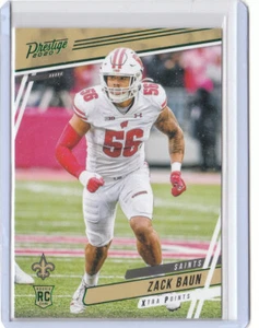 Prestige Football Xtra Points 2020 verde #299 Zack Baun - New Orleans Saints - Imagen 1 de 1