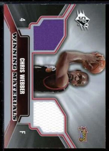 Chris Webber Card 2005-06 SPx Winning Materials #CW - Picture 1 of 2