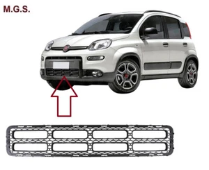 MASCHERINA GRIGLIA PARAURTI ANTERIORE-CENTRALE-NERA PER FIAT PANDA 4X4 dal 2012 - Foto 1 di 7