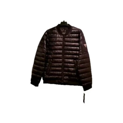 Guess Bomber Puffer Jacket Men's Size M Black NWT 119RN756 - Image 1 of 4