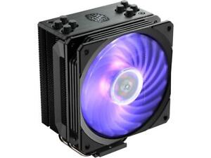 Cooler Master Hyper 212 RGB Black Edition CPU Air Cooler, SF120R RGB Fan, Anodiz
