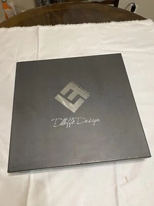 Elleffe Design Modern Square Mirrored Wall Clock - Made in Italy - Picture 1 of 4