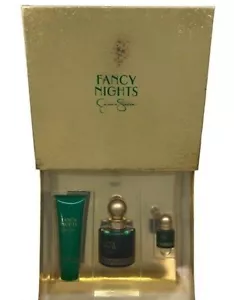 JESSICA SIMPSON FANCY NIGHTS PERFUME 3-pc 3.4 OZ .25 OZ EDP + LOTION SEALED NIB - Picture 1 of 3