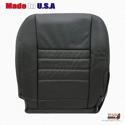 Cubierta de cuero de repuesto para parte inferior del conductor de Dodge Charger 2011-2015 en negro Foto 1 de 4