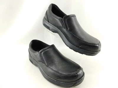 Dunham Battery Park Zapatos Informales Negros Sin Cordones Impermeables de Cuero para Hombres 13 4E Foto 1 de 4