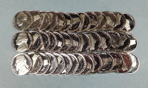 1976-S Jefferson Nickel Roll 40 Coins PROOF Cover