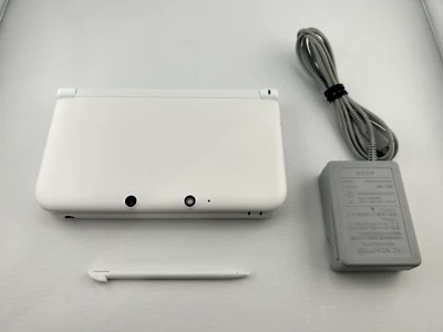 [S-rank] Nintendo 3DS LL XL console White with Charger/Stylus   Region is Japan - Image 1 of 4