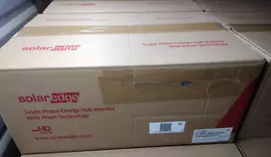 SolarEdge SE7600H-USSNBBL14 7.6kW Single Phase Inverter -New ~ Damaged Box- - Picture 1 of 3