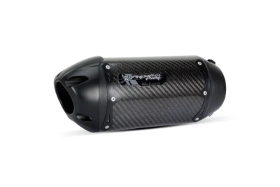 TWO BROTHERS RACING S1R 3K Black Carbon Slip-On 15-16 YAMAHA R3 - Image 1 of 3