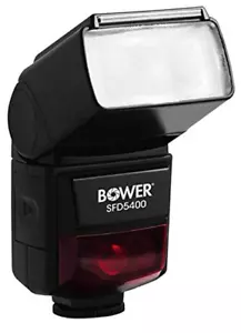 BOWER DSLR FLASH COMPATIBLE FOR NIKON AND CANON SFD5400 NEW - Picture 1 of 2