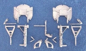 Junker Ju-88 Fahrwerk für Dragon/DML/Revell/ProM im Maßstab 1:48. SAC 48105 - Bild 1 von 2