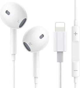 Kopfhörer Für iPhone X 11 12 13 14 Pro Max iPad Headset In-Ear Mikrofon - Bild 1 von 5