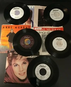 Anne Murray 45 SAMMLUNG - 5 HITS mit ÄRMEL - SIND, HEY, GUT, I & 1-ABC RADIO NEUWERTIG - Bild 1 von 6