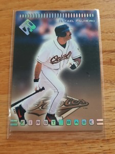 1999 Pacific Private Stock Rafael Palmeiro #43.  Rangers Orioles Cubs