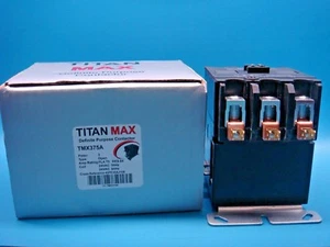 (1) PACKARD TMX375A TITAN MAX DP SCHÜTZ 3 POLIG 75A 24V SPULE 42FE35AJ106 - Bild 1 von 3