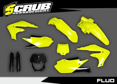 Kit Yamaha WR250F 2020-2024 WR450F 2019-2023 + Faro + Protectores de horquilla plásticos Foto 1 de 4