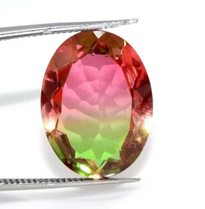 16x12 mm Fabulous Multi Color Doublet Oval Cut Pair 7.34 Cts Loose Gemstone - Picture 1 of 8