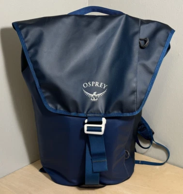 Mochila para computadora portátil Osprey resistente a la intemperie (azul aguas profundas) se adapta a computadora portátil de 15" Foto 1 de 4