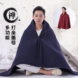 Invierno Unisex Zen Meditación Manta Cálida Franela Cojín Grueso Monje - Imagen 1 de 24