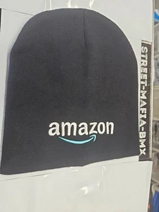 Gorro Amazon negro talla 1 para todos unisex trabajador duro clima frío regalo nuevo - Imagen 1 de 1