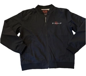 Blizzard Diablo IV Bomber Jacket Men's XL Black New With Tag Full Zipper - Picture 1 of 12
