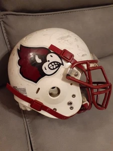 Schutt Game Used Youth Advantage Large Helmet Cardinals Shelf Sitter - Picture 1 of 10