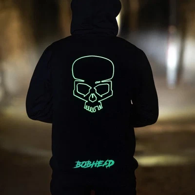 BOBHEAD Protective Glow Hoody – AA CE Cert Motorcycle Hoodie with Glow-in-Dark - Image 1 of 4