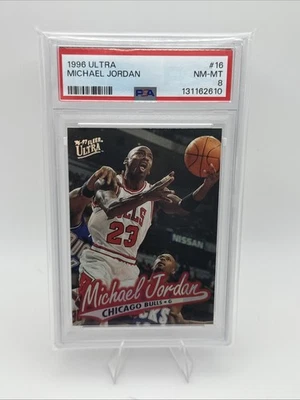 Fleer Ultra Michael Jordan #16 1996-97 PSA 8 Foto 1 de 4