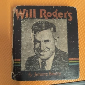 Saalfield Sports Will Rogers #1096 Hardcover 1935 Vintage Book HC 1st Edition - Picture 1 of 10