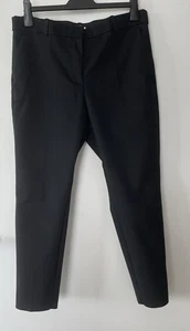 Size 16 Ladies Elasticated Waist Trousers Black, from H&M - Picture 1 of 2