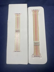 Apple Watch Band Starlight/Pink Nike Sport Loop 45mm - Photo 1 sur 2