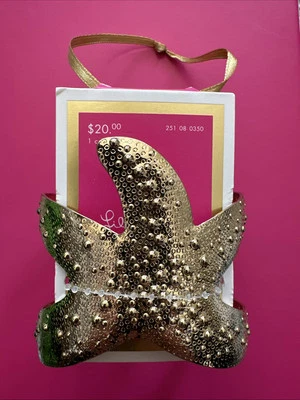 Lilly Pulitzer NWT Starfish Cuff Bracelet Gold Metallic - Image 1 of 2