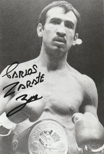 CARLOS ZARATE BOXING HOFer AUTOOGRAPHED PHOTO JUNE 1994 - Picture 1 of 2