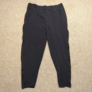 Athleta Brooklyn Mid Rise Ankle Pant Womens 16T Black Athleisure Gym - Picture 1 of 8