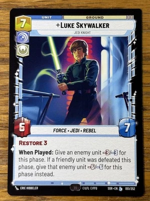 Star Wars Unlimited - Luke Skywalker : Jedi Knight  - Legendary 051/252 - NM - Image 1 of 2