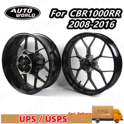 17''Front & Rear Wheel Rims For Honda CBR1000RR Fireblade 2008-2016 2015 2014 13 - Image 1 of 4