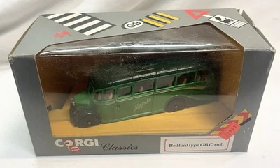 Vintage Corgi Classics Bedford Type OB Coach, Bus Norfolk’s Green In Box - Image 1 of 4