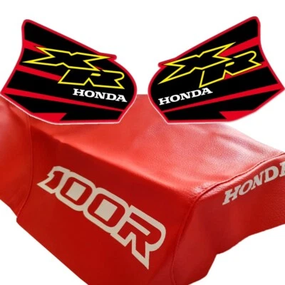 🔴 Calcomanías gráficas adhesivas para tanque de cubierta de asiento para Honda XR100R XR100 XR 100 2000 Foto 1 de 4