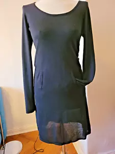 Cinque Kleid Strickkleid Gr. Kleid Strickkleid Seide u. Kaschmir schwarz Gr. S-M - Bild 1 von 10