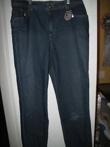 NEW. Women’s Size 16 Gloria Vanderbilt Indigo Denim Stretch Classic Fit Jeans - Picture 1 of 3