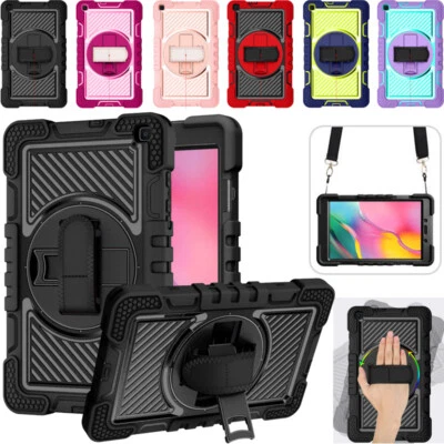 Funda protectora con soporte y correa a prueba de golpes para tablet Samsung Galaxy Tab A7 A8 S7 S8 S9 Foto 1 de 4