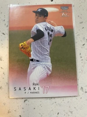 2022 BBM 1st Version Roki Sasaki #195 Base - Image 1 of 2